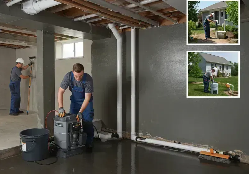 Basement Waterproofing and Flood Prevention process in Lavalette, WV